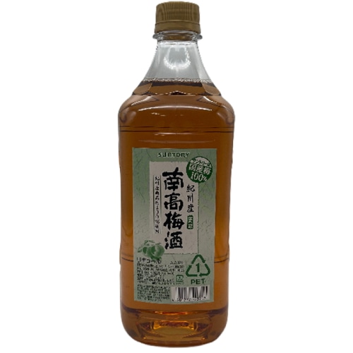 サントリー 紀州産南高梅酒 ペット 12度 1800ml