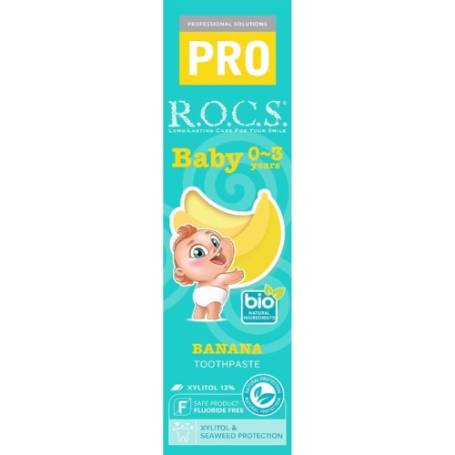 ロックスPRO歯みがき ベビー バナナ 45g