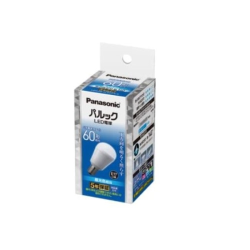 LDA7DHE17S6 パルック LED電球 E17口金 下方向タイプ 60形相当 昼光色相当