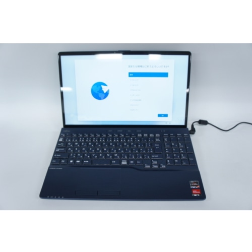 [中古B]FMV LIFEBOOK AH50/G2 FMVA50G2LK メタリックブルー (バッテリー不良) ※OSクリーンインストール