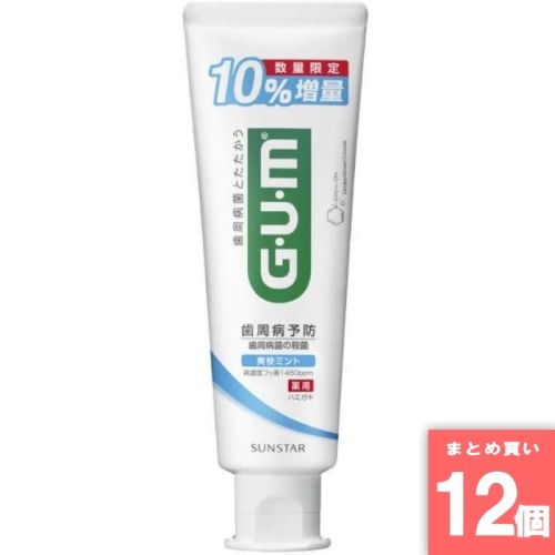 [まとめ買い]【12個セット】GUM デンタルペースト 爽快 スタンディング 10％増量 132g