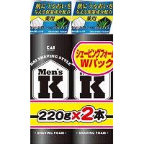 Men’sKシェービングフォームWパック