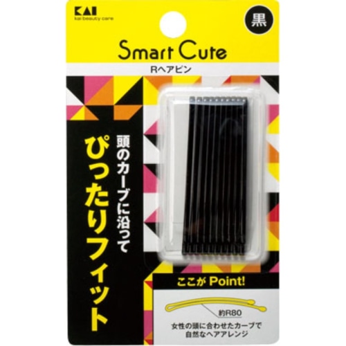 スマートキュート Rヘアピン 黒 HC3332