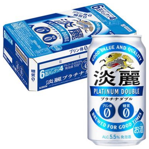 キリンビール 淡麗プラチナダブル 350ml×24本 1ケース