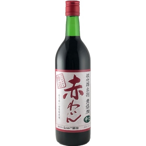 シャトー勝沼 赤 中口 720ml