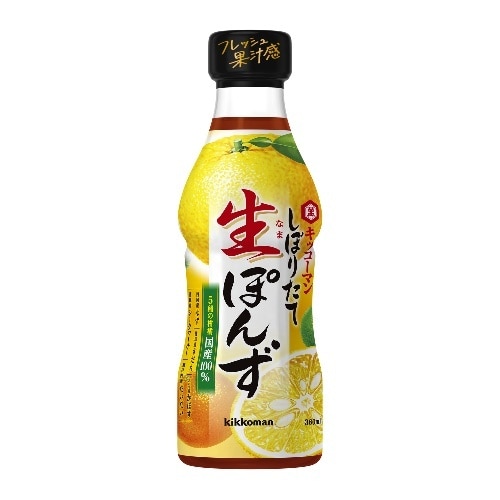 キッコーマン しぼりたて生ぽんす 360ml [1本]