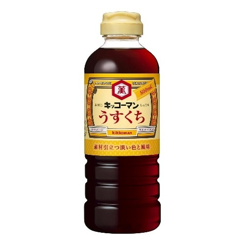 キッコーマン うすくちしょうゆ 500ml [1本]