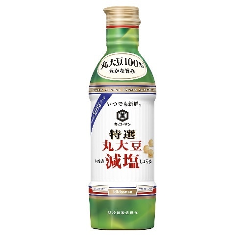 キッコーマン 丸大豆減塩醤油 450ml [1本]