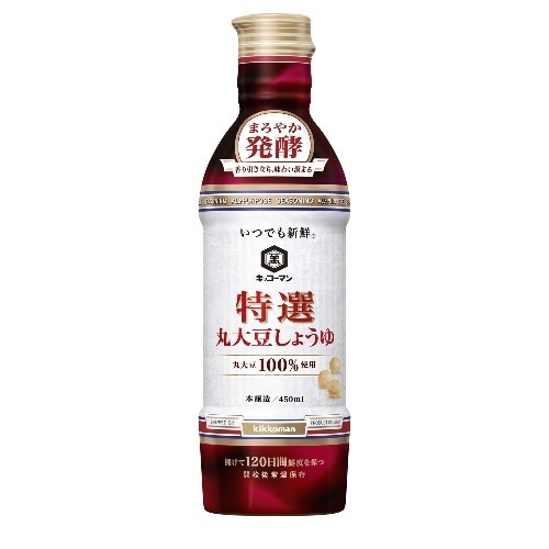 キッコーマン 特選丸大豆しょうゆ 450ml [1本]