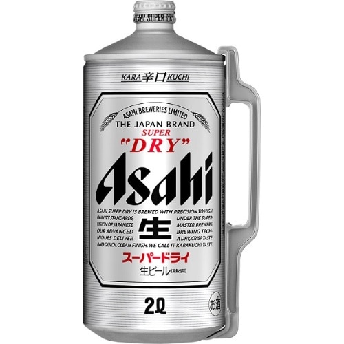 アサヒ スーパードライミニ樽アルミ 2L