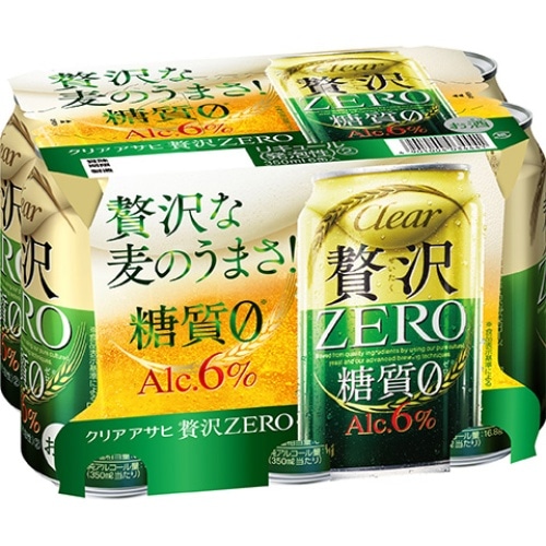 クリアアサヒ 贅沢ゼロ 350ml×6