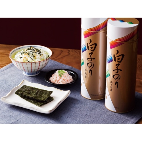 白子のり のり･お茶漬け・かに缶 詰合せ [直送商品](4244-064)