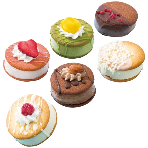 石田老舗 クレーム デ ラ クレーム プレミアム ラングドシャサンド アイス 8個 [冷凍][直送商品](1259-026)