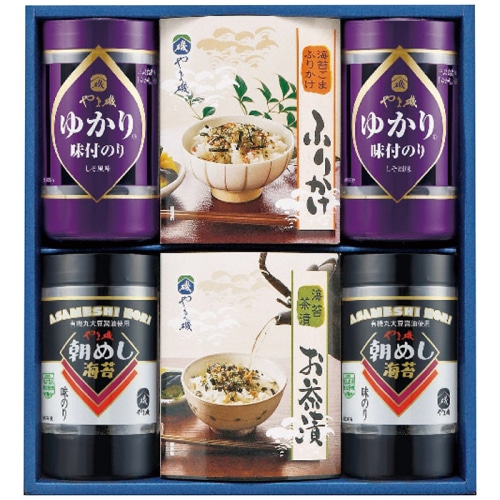 [直送商品]やま磯 海苔・茶漬・ふりかけ詰合せ 味ぐるめ-6A (1251-070)