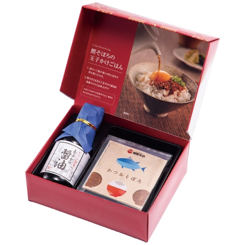[直送商品]柳屋本店 玉子かけ醤油と鰹そぼろセット EOR-10 (1253-036)