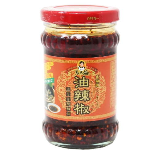 老乾媽 香辣脆油辣椒 フライドオニオン入りラー油 210g【中国】