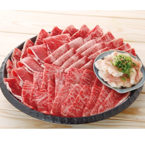 [冷凍][直送商品]焼肉セット 豪州味わいビーフ 山形豚乙姫ポーク 【綿半お中元】 【6/19～8/10順次お届け】
