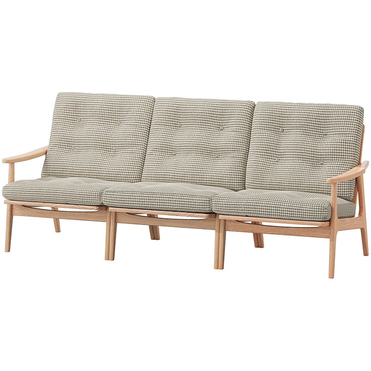 マルニ60プラス ワイドハイバック 3シーター　(オーク)