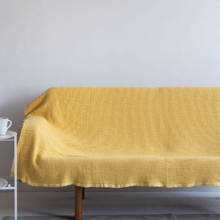 クリッパン コットンスロー バスケット(イエロー)